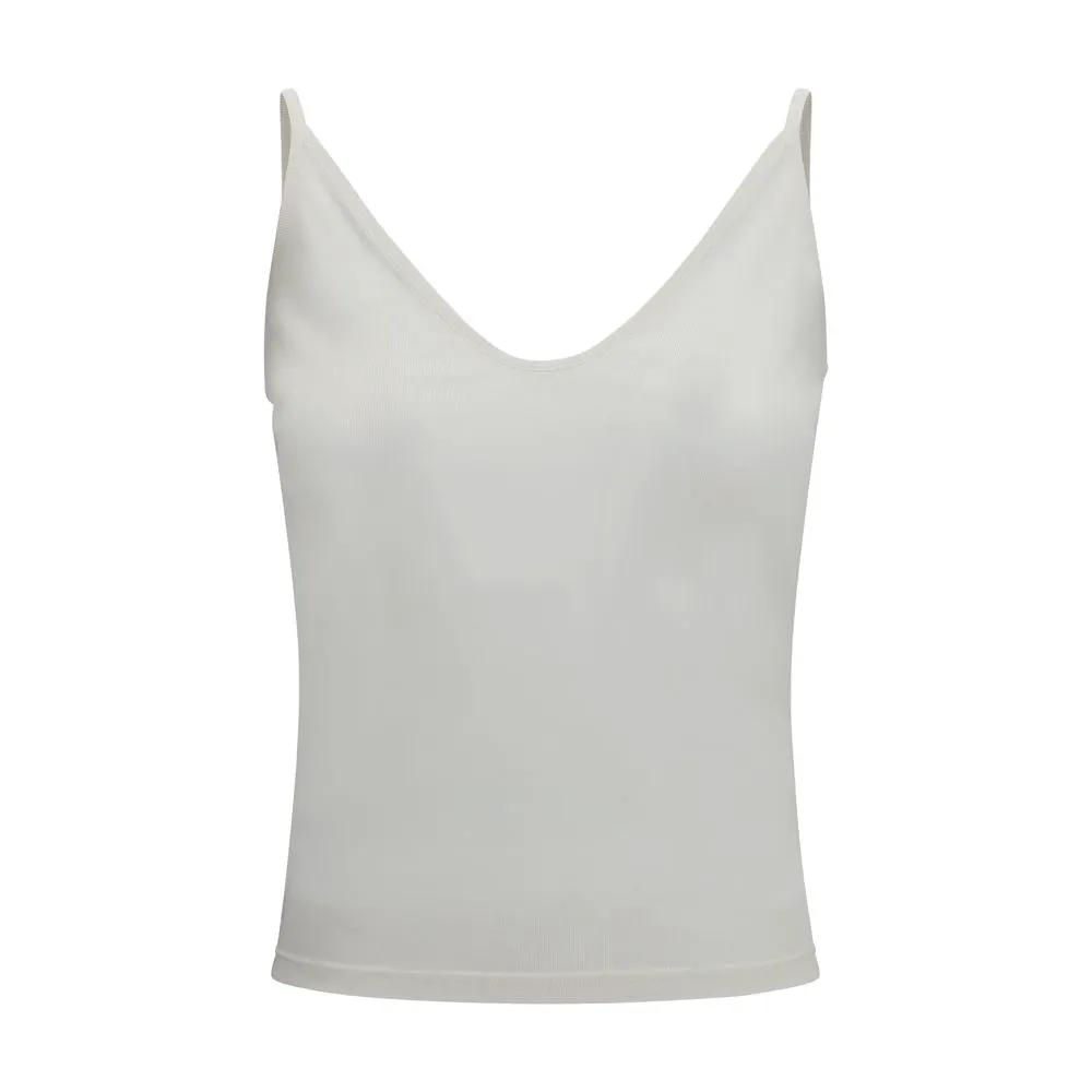 Tom Ford Tom Ford White Silk Tank Tops