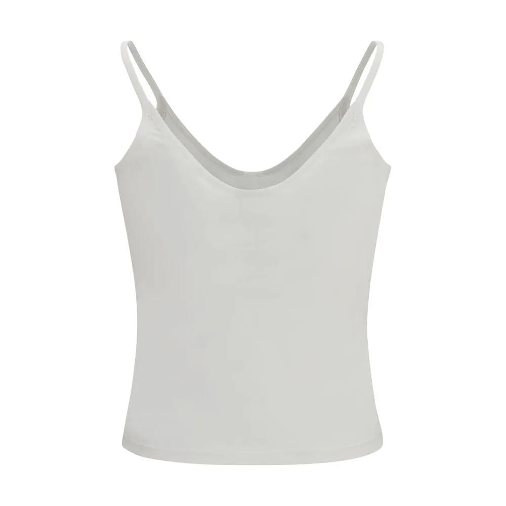 Tom Ford Tom Ford White Silk Tank Tops