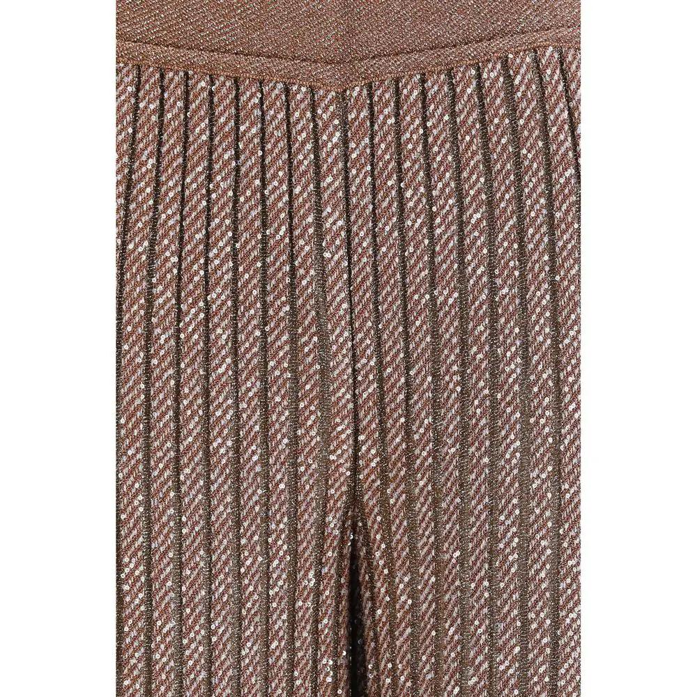 Missoni Brown Viscose Casual Pants