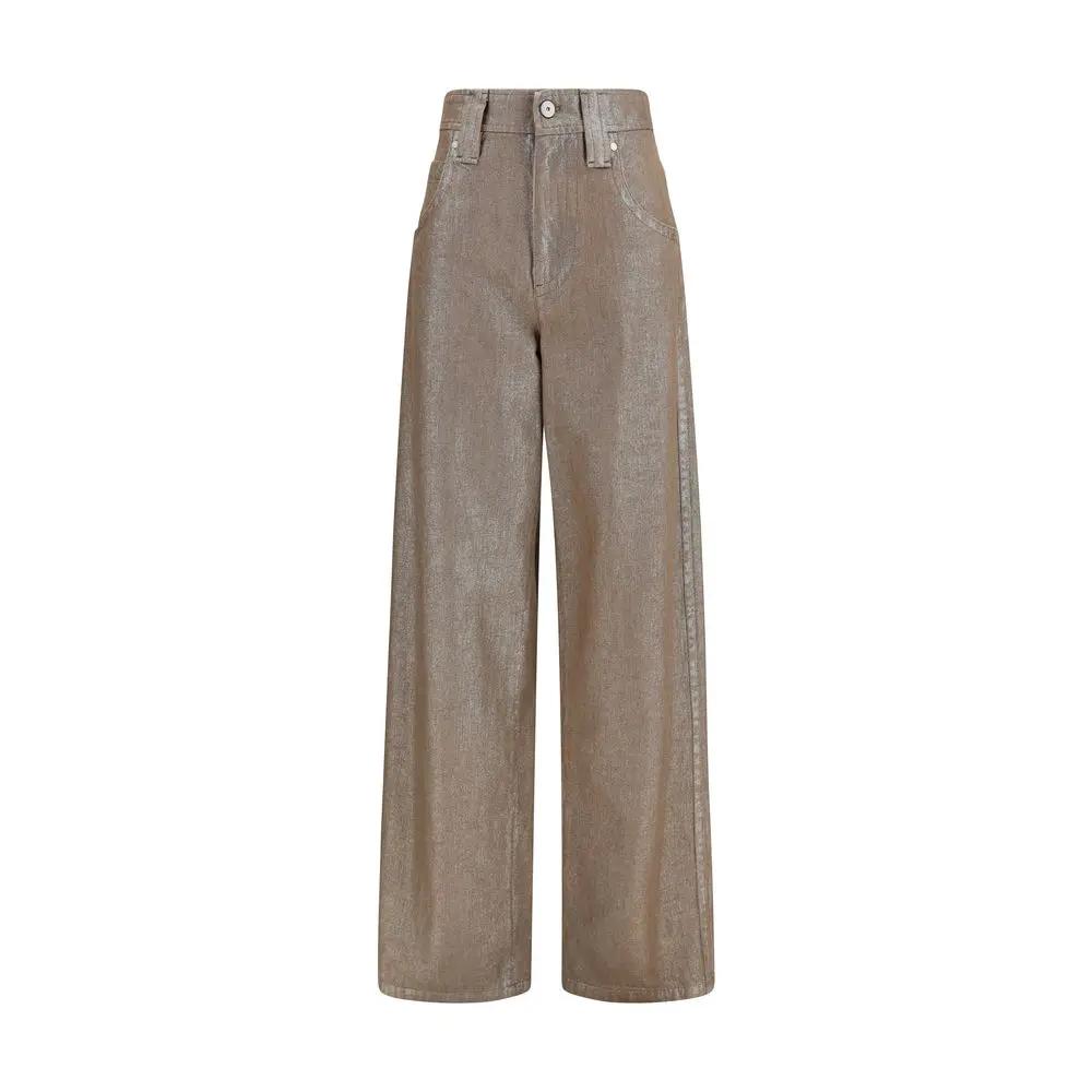 Brunello Cucinelli Brunello Cucinelli Beige Cotton Jeans Denim