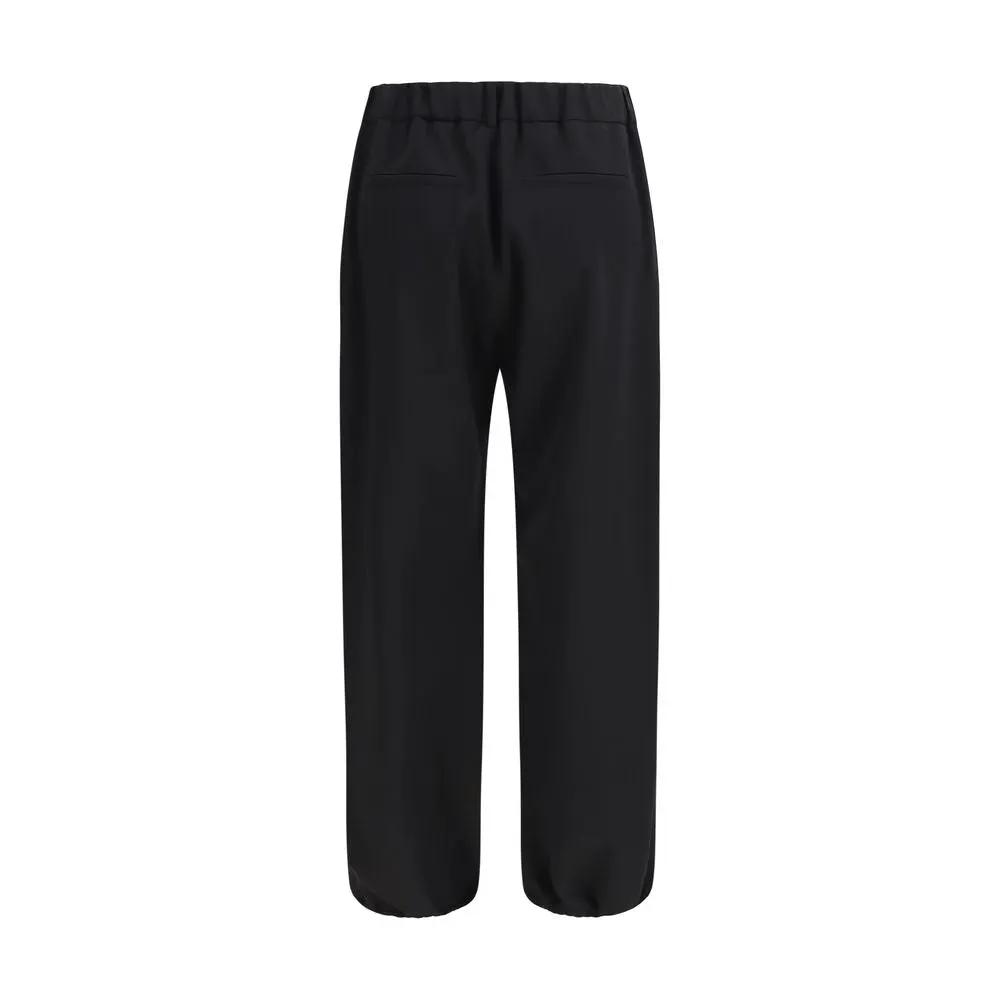 Burberry Burberry Black Wool Oves Aries Joggers (Workout Pants)
