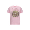 Ganni Ganni Multicolor Cotton T-Shirt