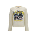 Ganni Beige Wool Oves Aries Sweatshirt