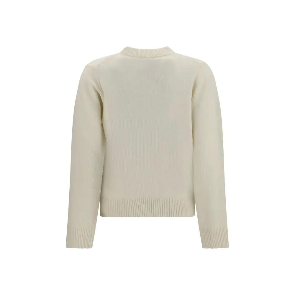 Ganni Beige Wool Oves Aries Sweatshirt