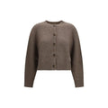 Loulou De Saison Brown Wool Oves Aries Cardigan