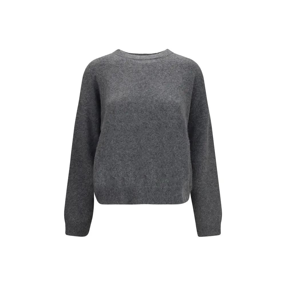 Loulou De Saison Gray Wool Oves Aries Sweatshirt