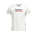 T-shirt Tommy Hilfiger en coton biologique gris pour homme