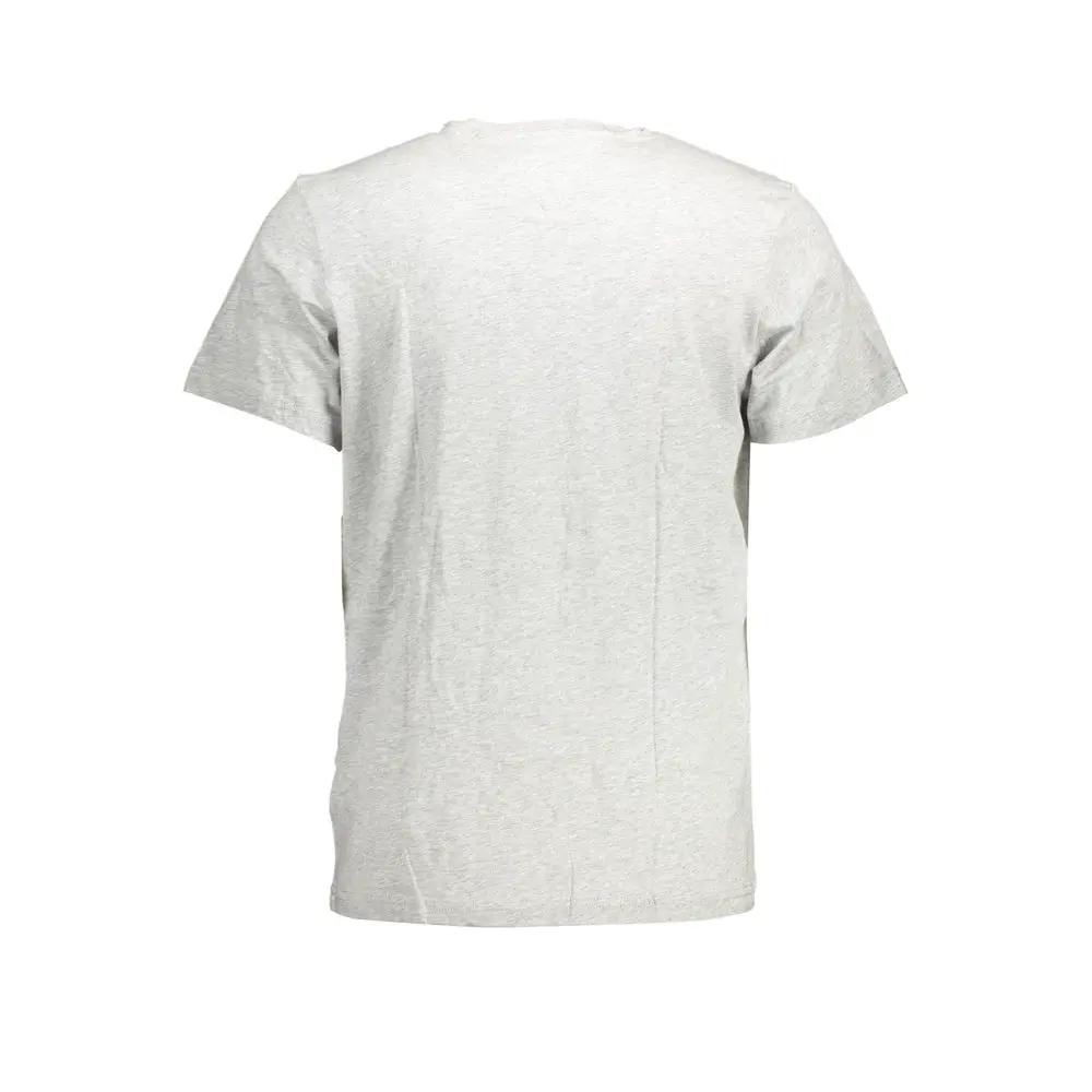 Tommy Hilfiger Tommy Hilfiger Grigio Organic Cotton Mens T-Shirt