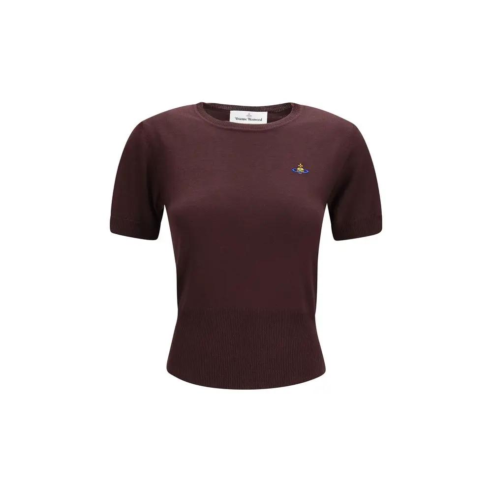Vivienne Westwood Purple Wool Oves Aries T-Shirt