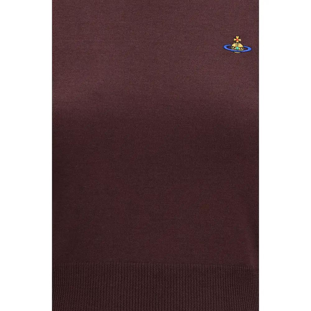 Vivienne Westwood Purple Wool Oves Aries T-Shirt