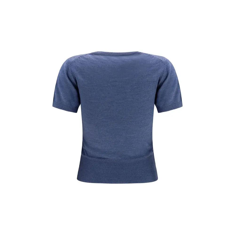 Vivienne Westwood Blue Wool Oves Aries Sweatshirt