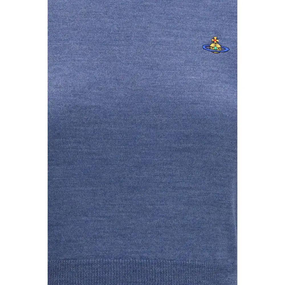 Vivienne Westwood Blue Wool Oves Aries Sweatshirt