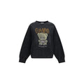 Ganni Gray Cotton Sweatshirt