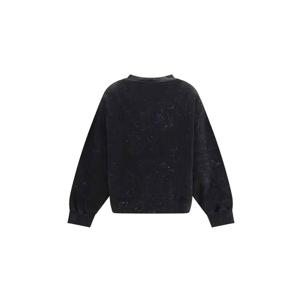 Ganni Gray Cotton Sweatshirt