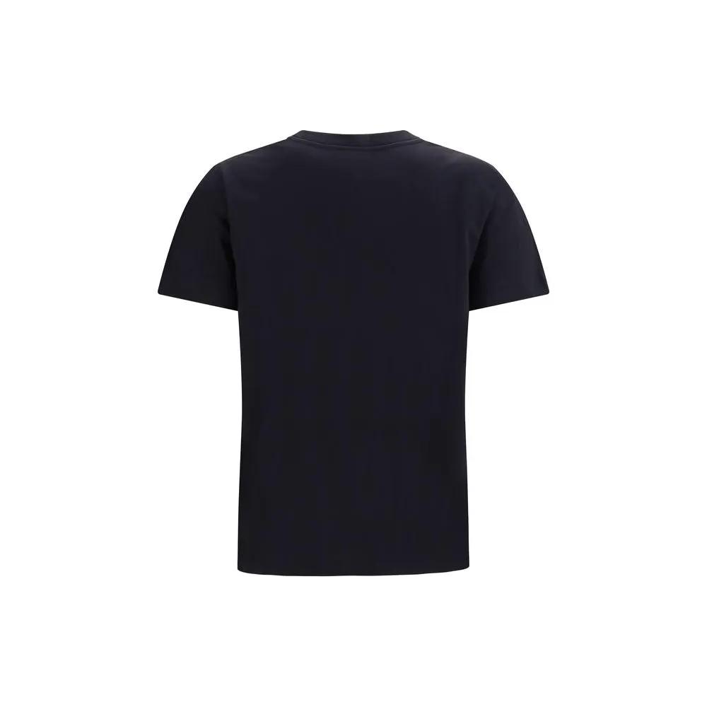 Ganni Gray Cotton T-Shirt