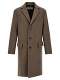 Dries Van Noten Brown Wool Coat