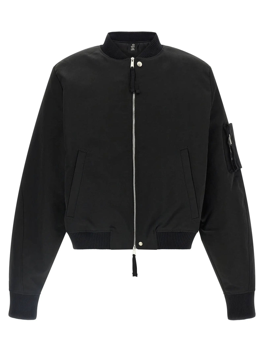 Thom Krom Black Recycled Polyamide Bomber