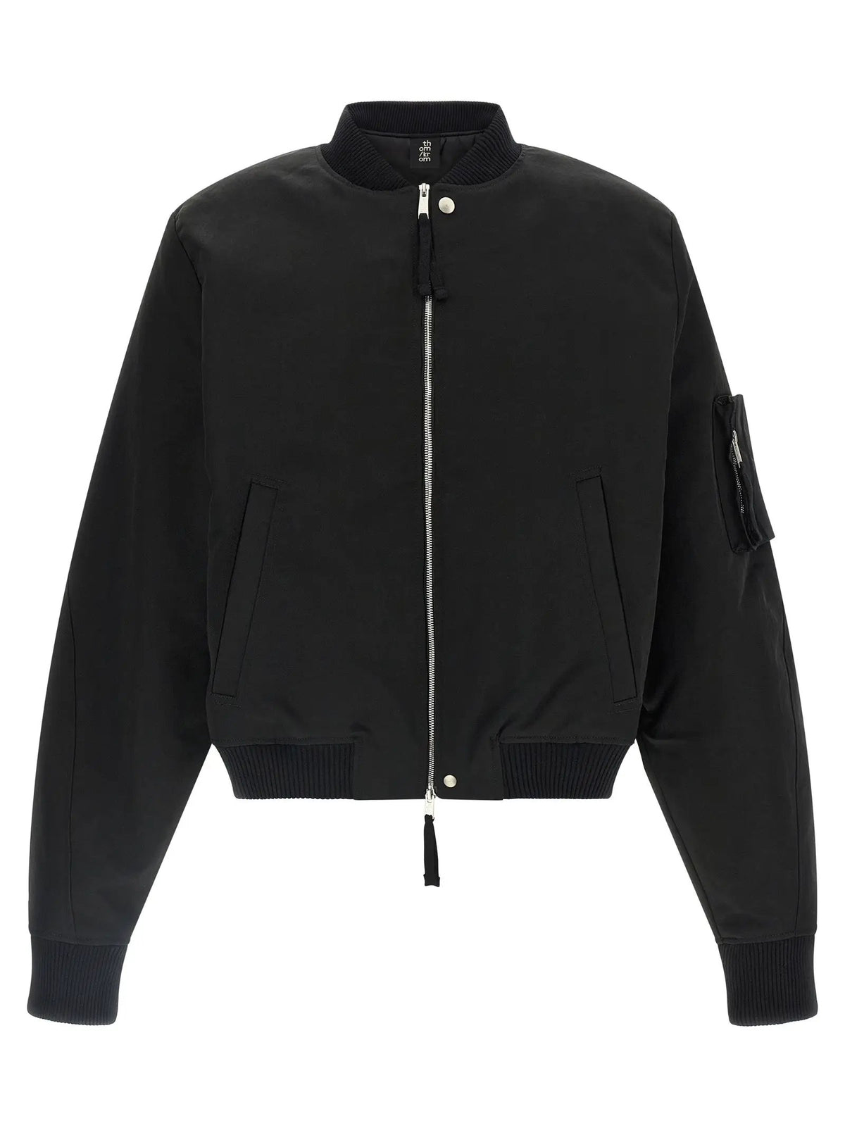 Thom Krom Black Recycled Polyamide Bomber