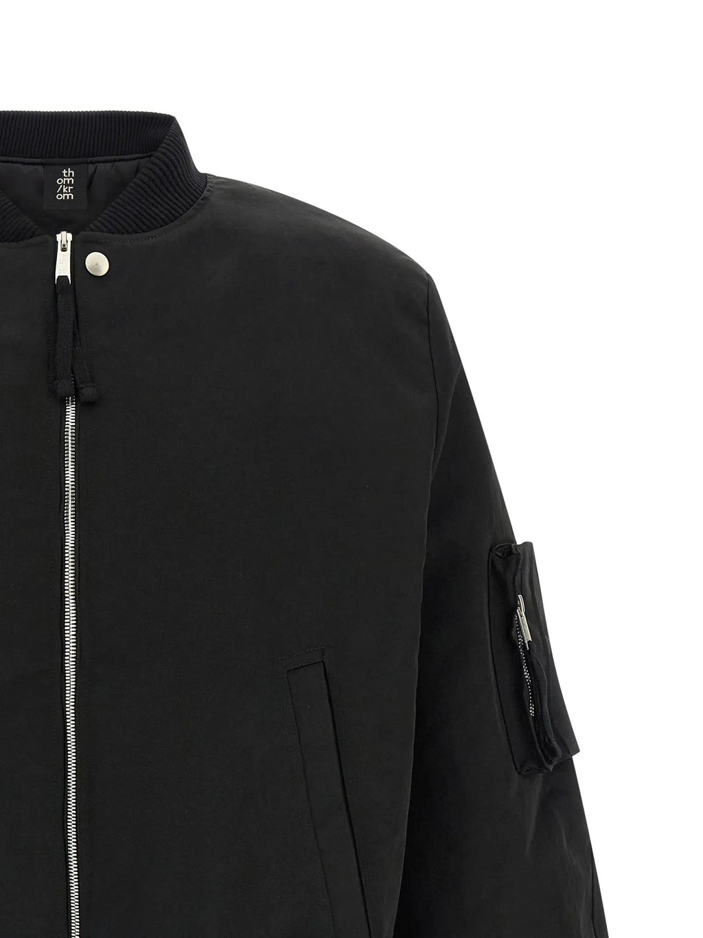 Thom Krom Black Recycled Polyamide Bomber