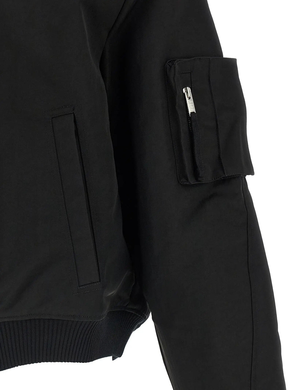Thom Krom Black Recycled Polyamide Bomber