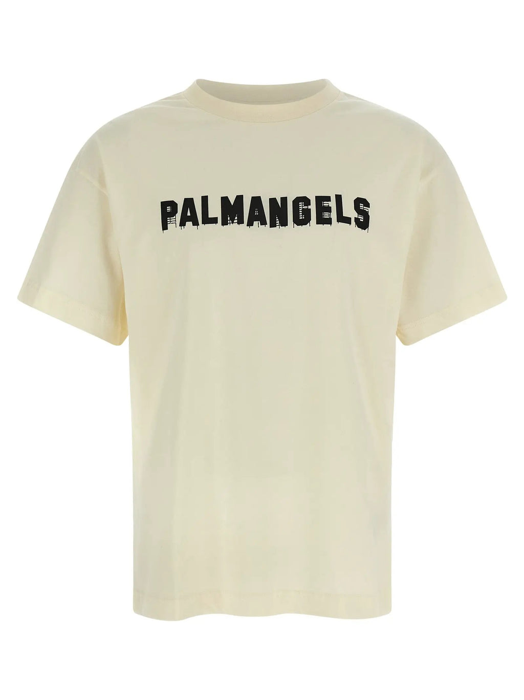 Palm Angels White Cotton T-Shirt