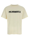 Palm Angels White Cotton T-Shirt