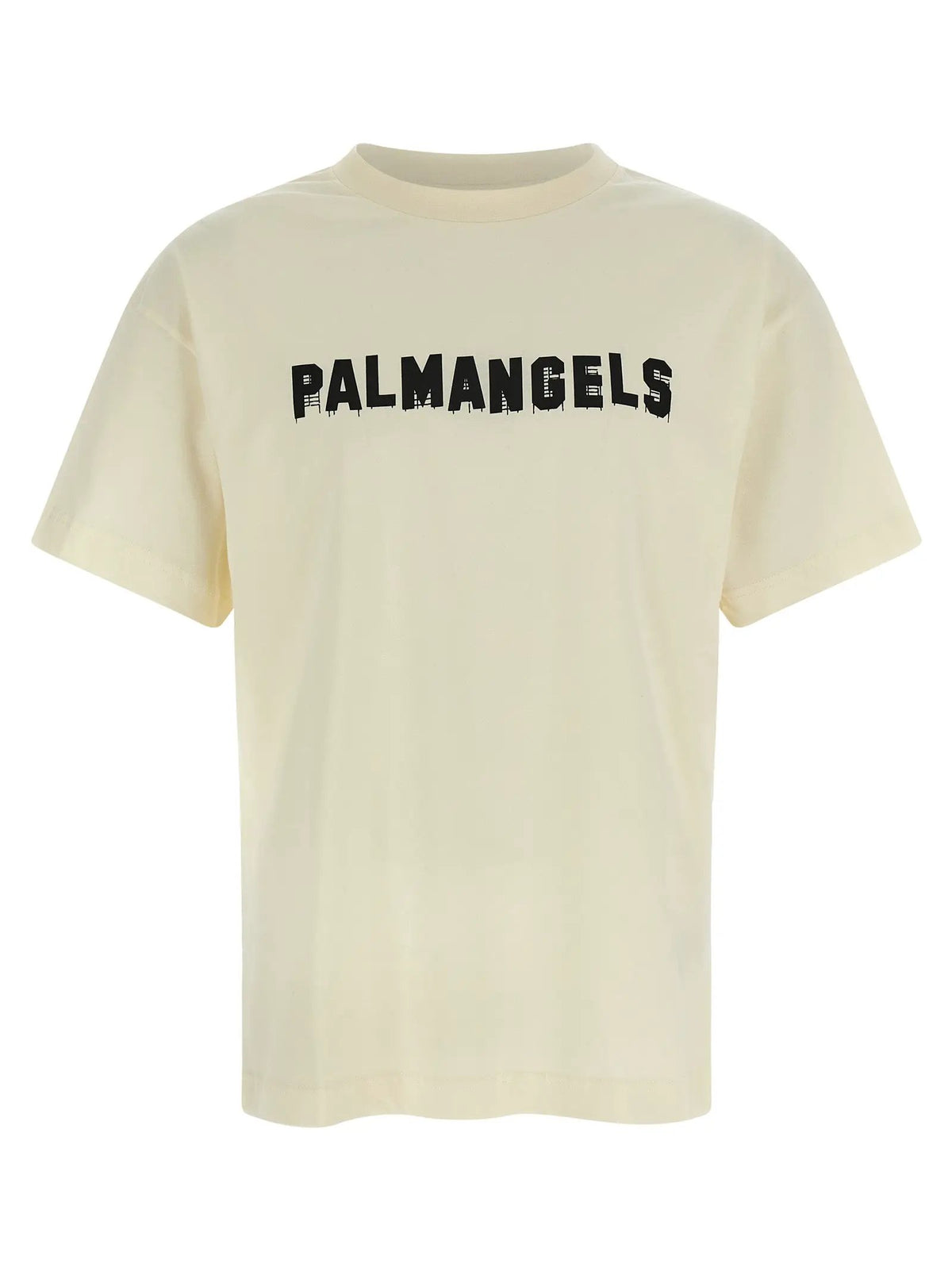 Palm Angels White Cotton T-Shirt
