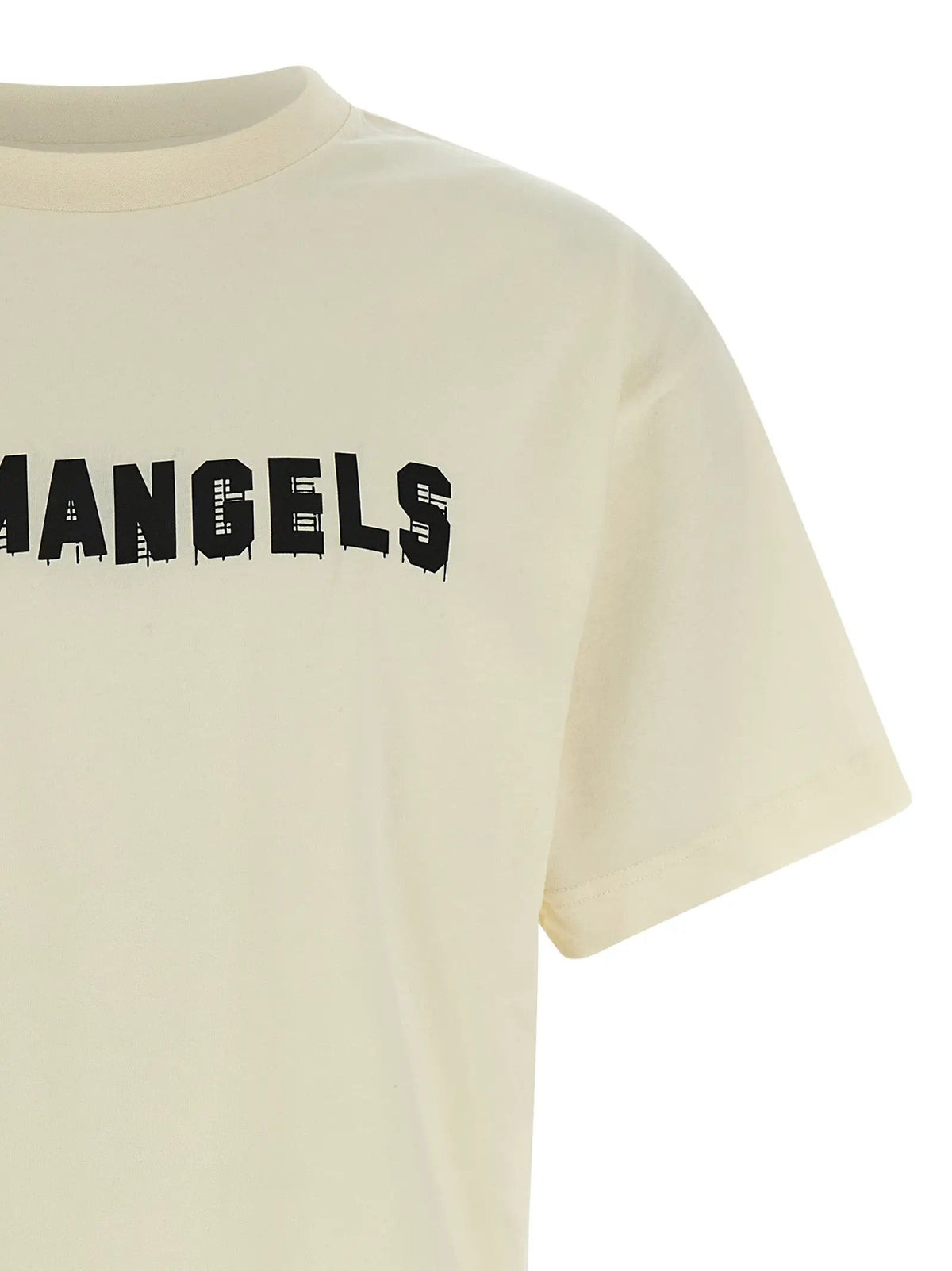 Palm Angels White Cotton T-Shirt