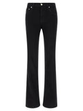 Haikure Black Cotton Flared Jeans
