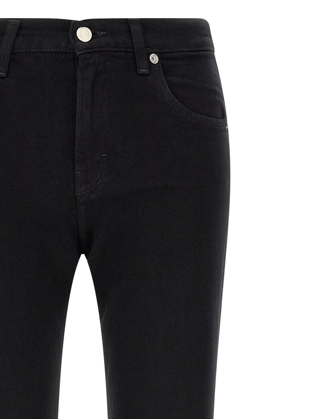 Haikure Black Cotton Flared Jeans