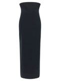 Mini-jupe noire en papier Issey Miyake