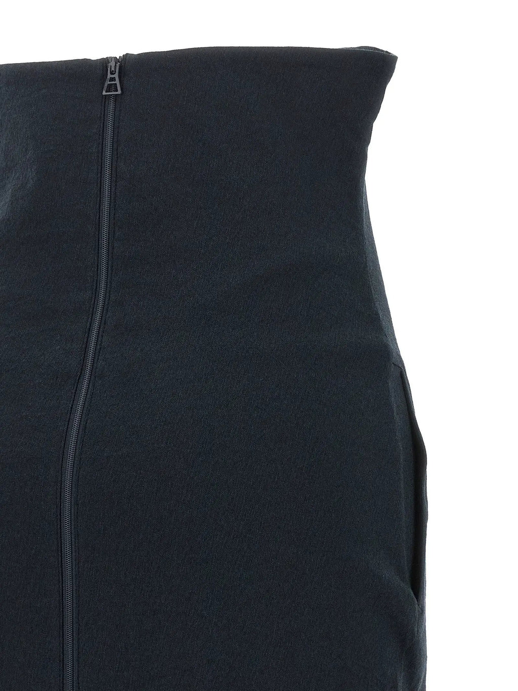 Mini-jupe noire en papier Issey Miyake