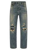 Maison Margiela Blue Cotton Straight-Leg Jeans