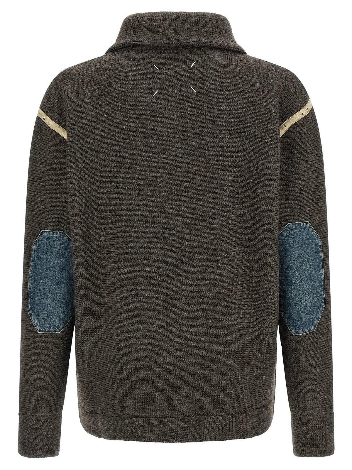 Maison Margiela Gray Wool Cardigan