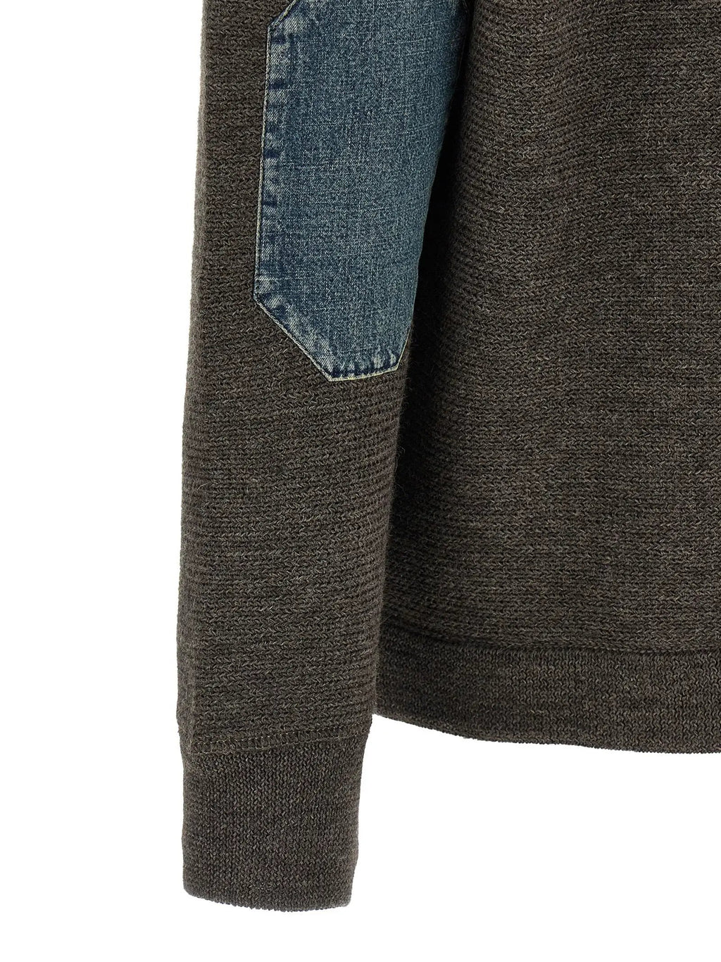 Maison Margiela Gray Wool Cardigan