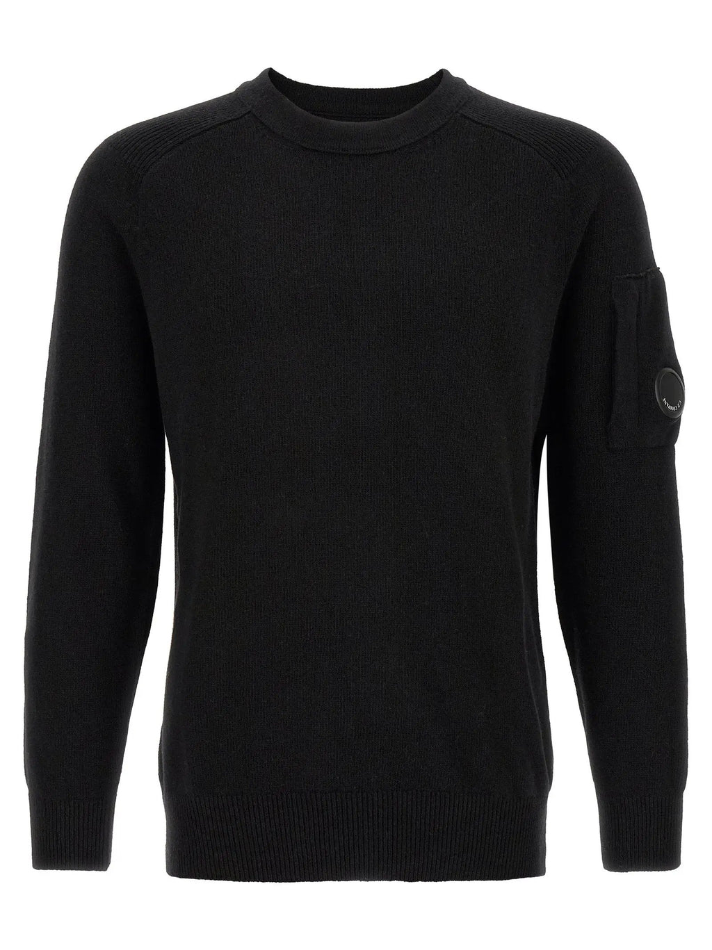 C.P. Company Black Wool Cardigan