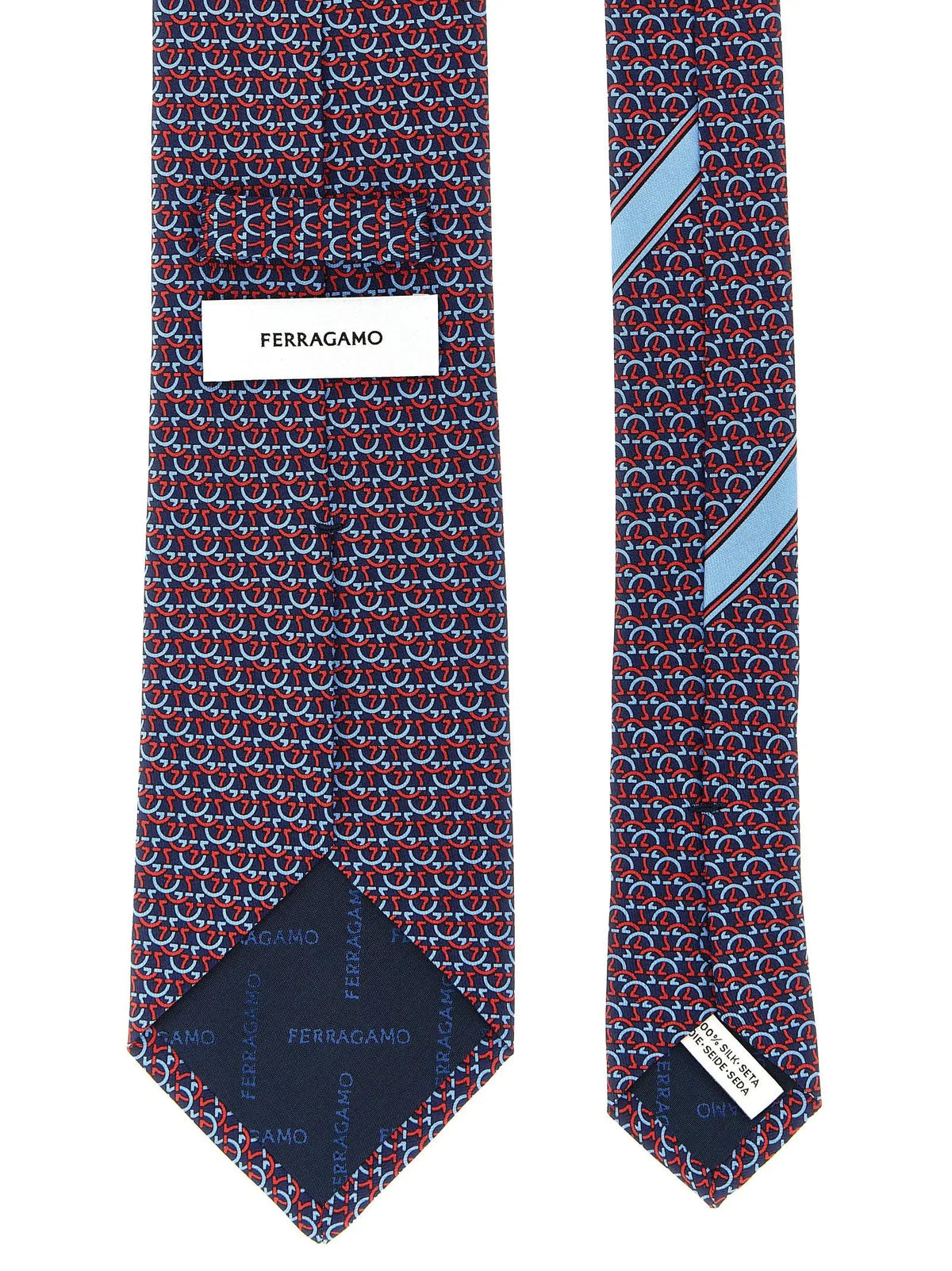 Ferragamo Multicolor Silk Scarf