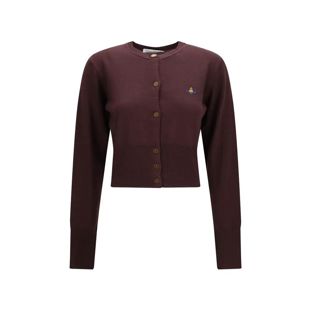 Vivienne Westwood Purple Silk Cardigan