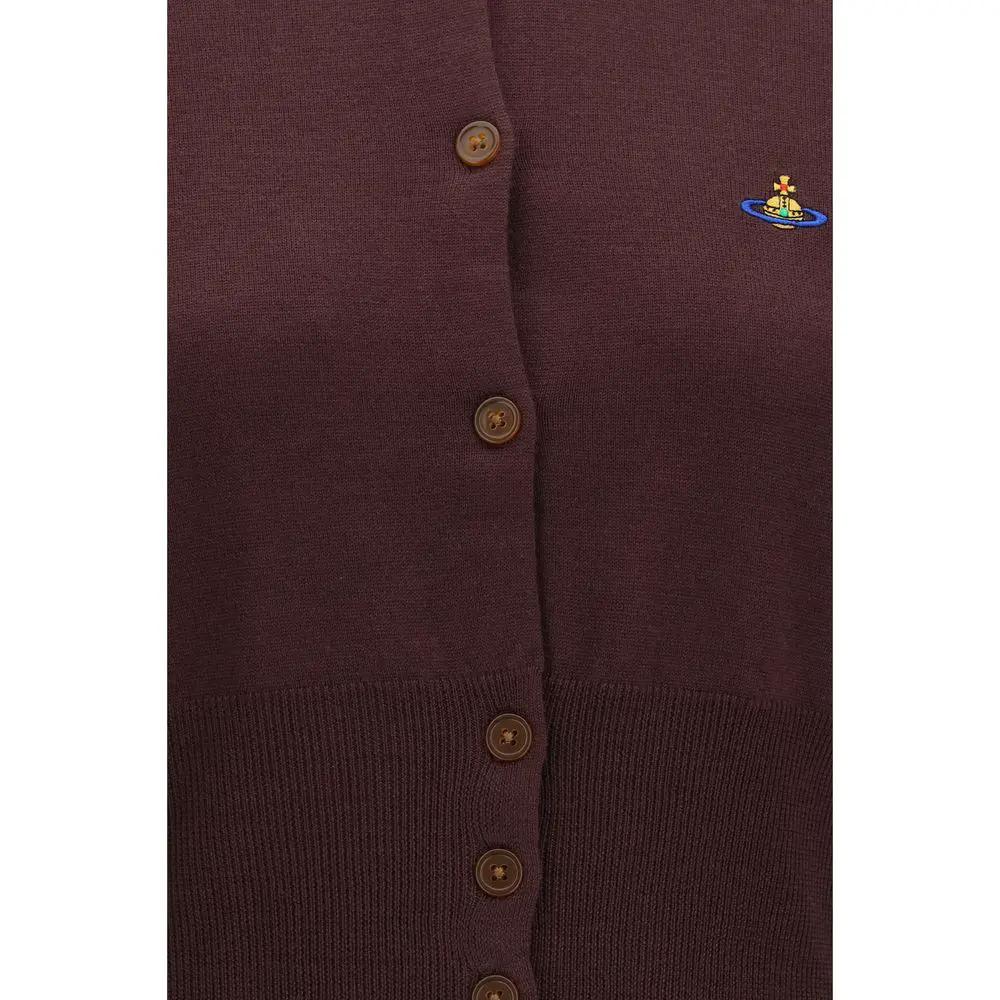 Vivienne Westwood Purple Silk Cardigan