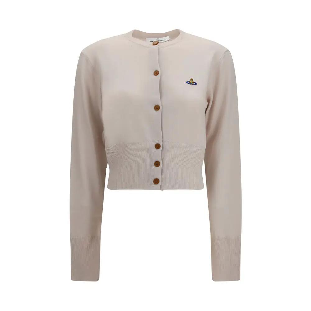 Vivienne Westwood Beige Silk Cardigan