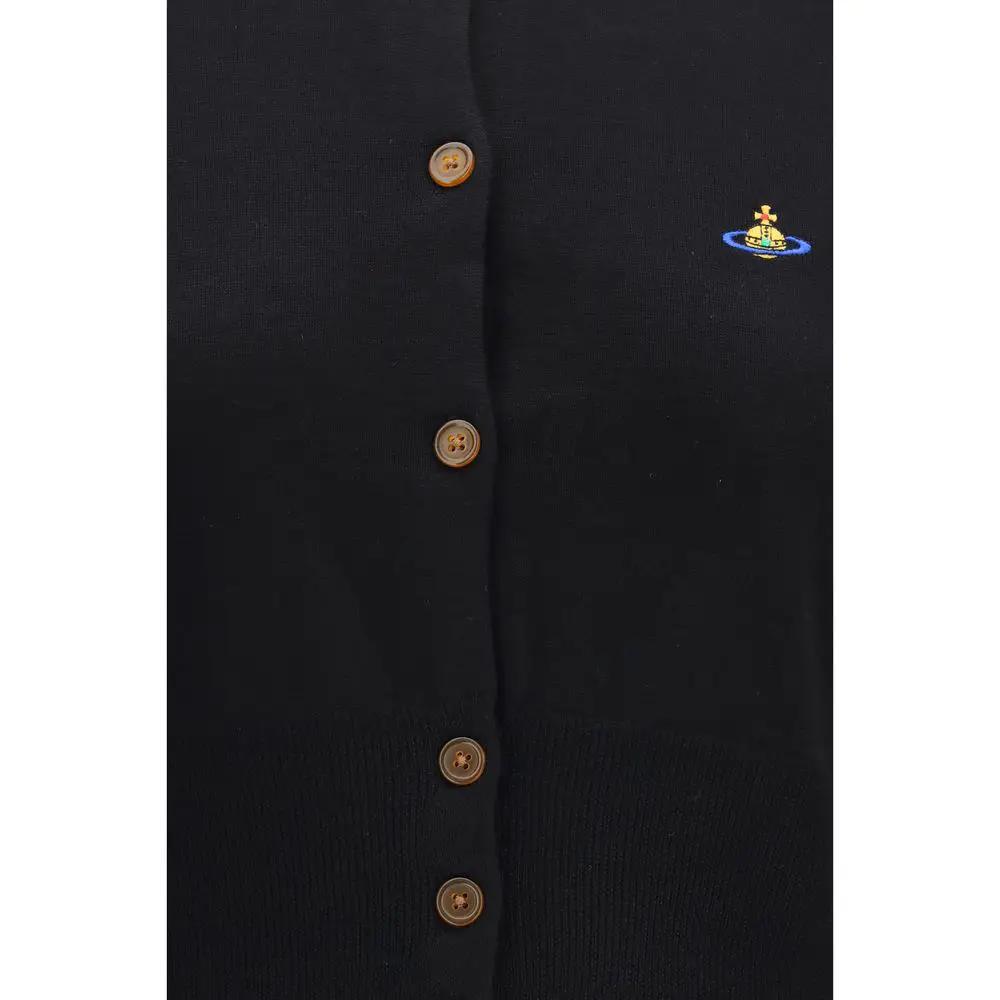 Vivienne Westwood Vivienne Westwood Black Silk Cardigan