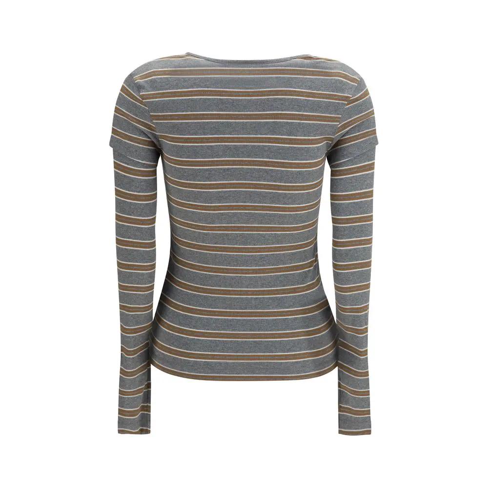 Ganni Ganni Gray Cotton Sportswear
