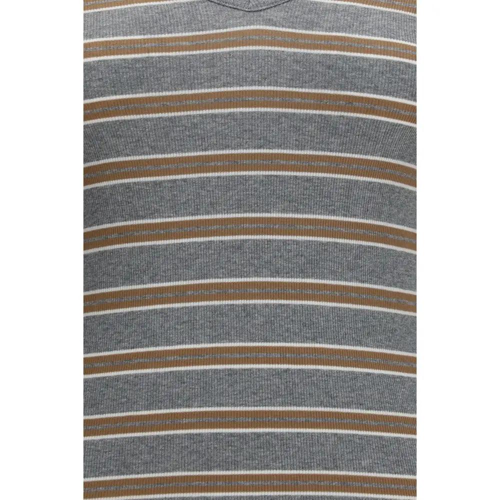 Ganni Gray Cotton Sportswear