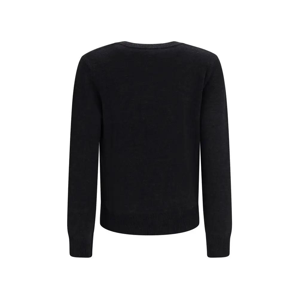 Ganni Black Wool Oves Aries Sweatshirt