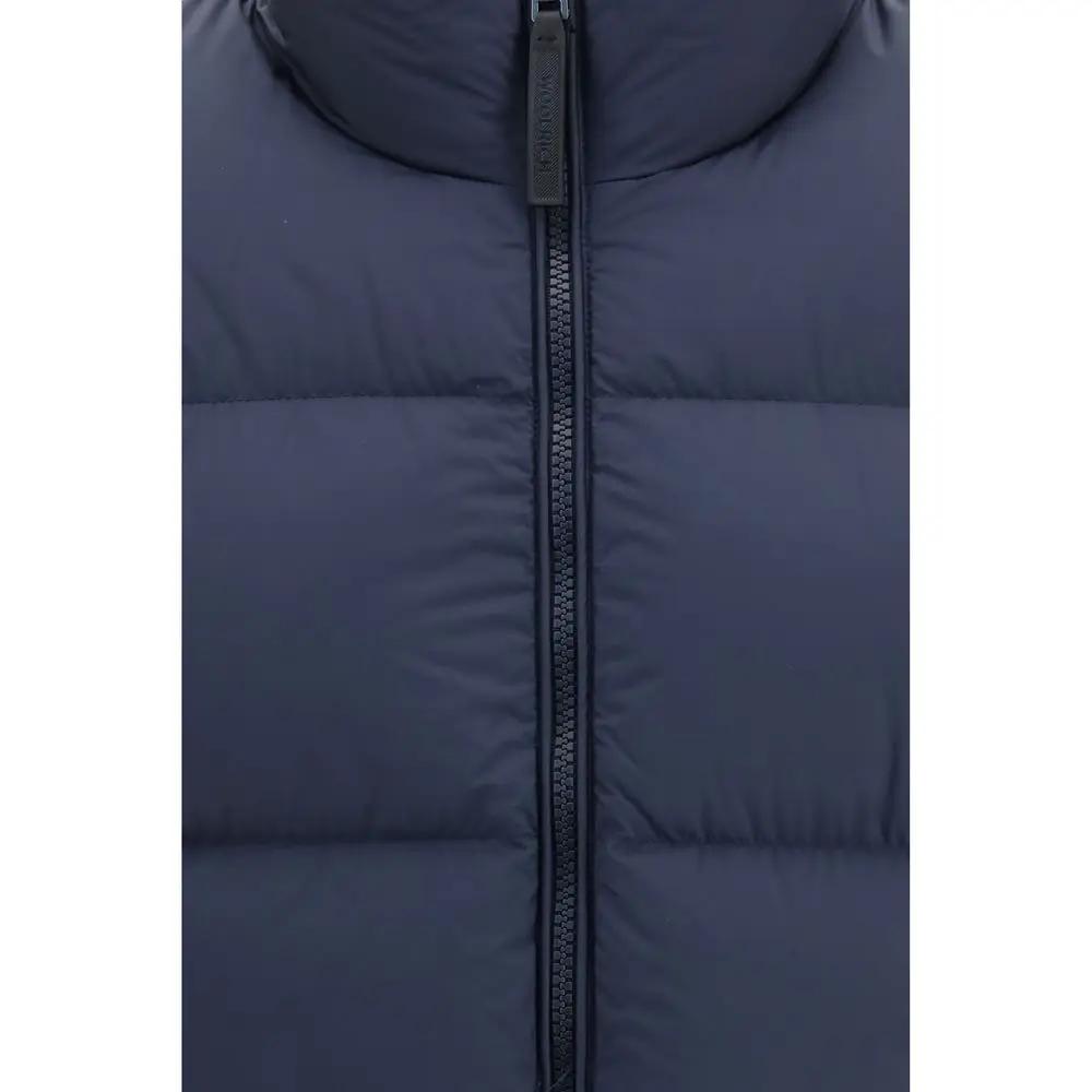 Woolrich Woolrich Blue Goose Down Full-Length Jacket