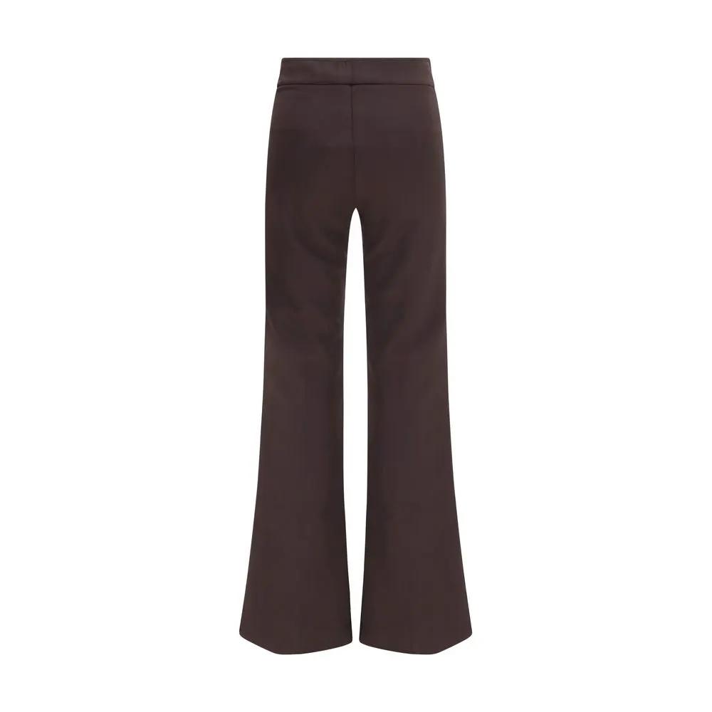 Avenue Montaigne Avenue Montaigne Brown Polyamide Casual Pants
