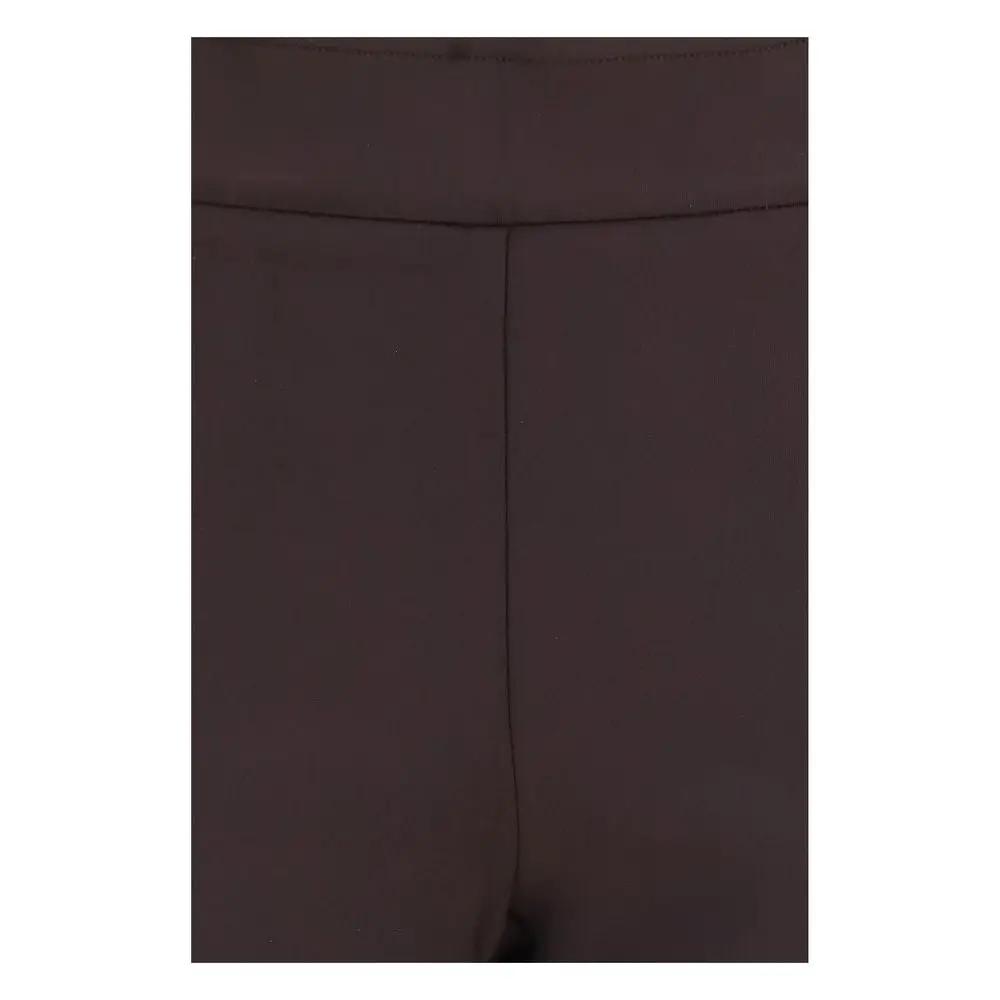 Avenue Montaigne Avenue Montaigne Brown Polyamide Casual Pants