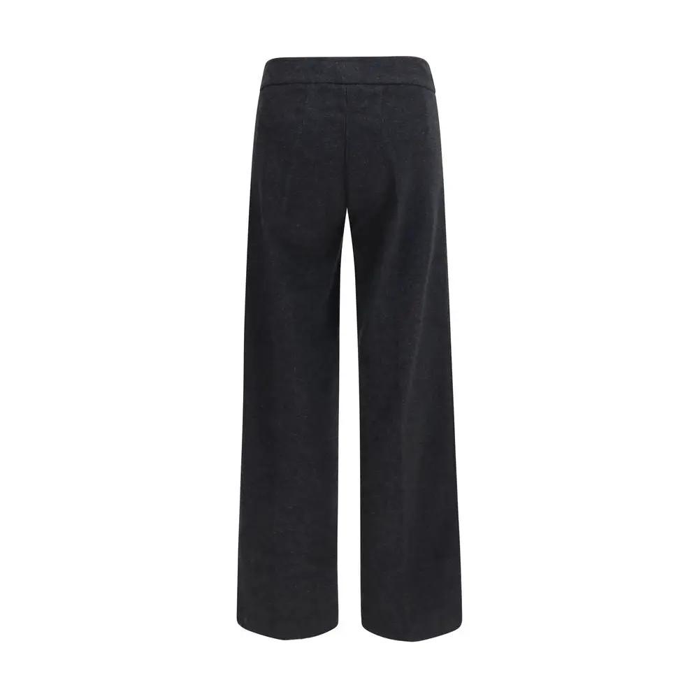 Avenue Montaigne Avenue Montaigne Gray Cotton Casual Pants