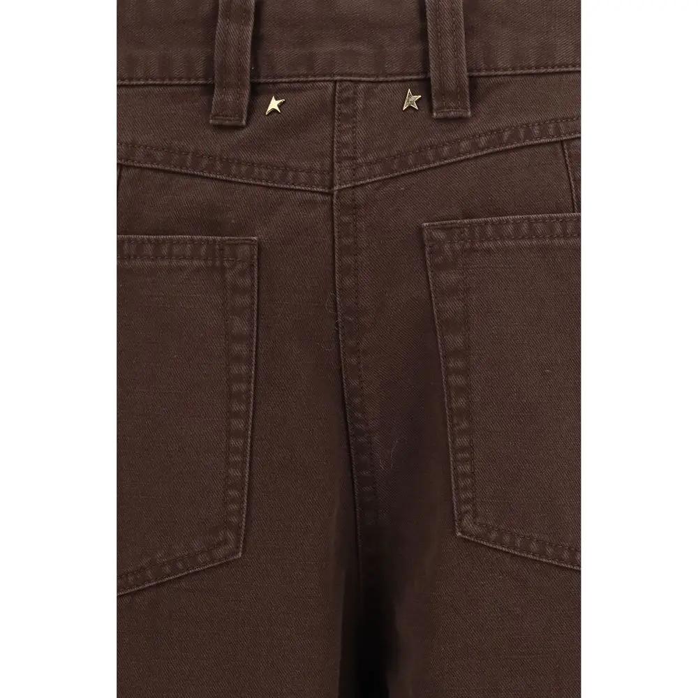 Pantalon cargo Golden Goose en coton marron