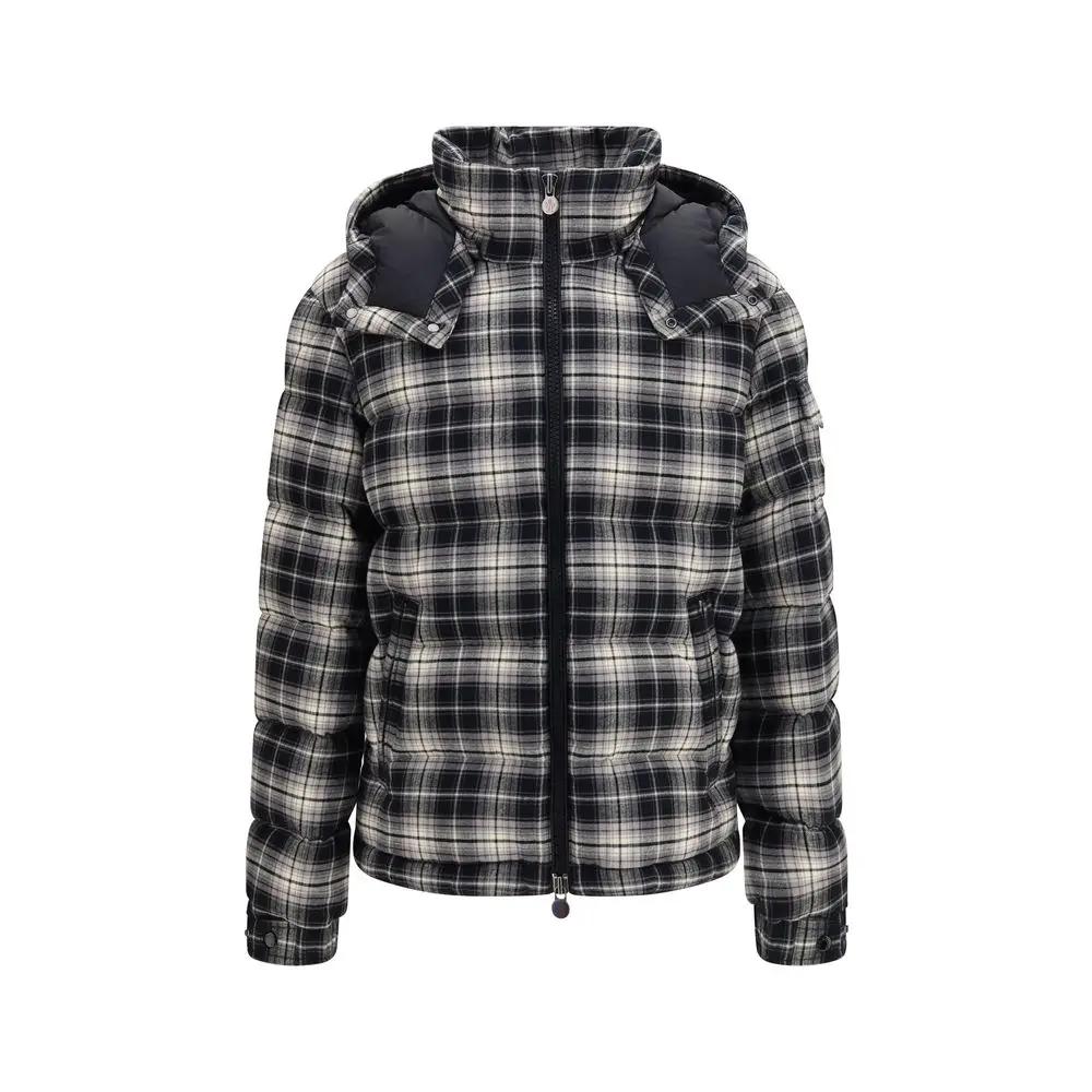 Moncler Black Cotton Full-Length Jacket